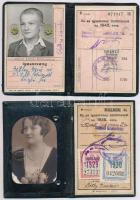 1929,1941 2 db vasúti utazási igazolvány