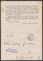 1945 a Magyar Ifjúsági Vöröskereszt tájékoztatója, 8 p