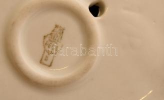 Zsolnay akt, kézzel festett, jelzett, hibátlan, h:15 cm, m:13,5 cm