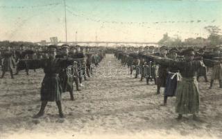 193 db második világháború előtti főleg lengyel, cseh, grúz, orosz és azeri városképes lapok albumba...