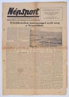 1953 a Népsport 9. évf. 167. száma a Népstadion megnyitásáról