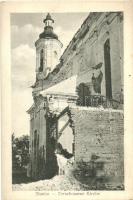 Slonim, Zerschossene Kirche / destroyed church ruins