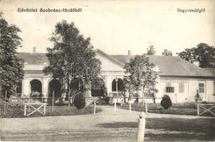 Szobránc-fürdő, Sobrance; Nagyvendéglő, kiadó Scharf Béla / restaurant (EK)