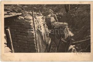 Állásaink a Podgorán, R. Balogh phot. 1917 / Stellungen auf der Podgora / WWI K.u.K. military in Italy, trenches (Rb)