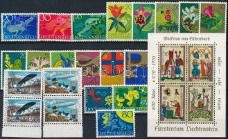 1967-1979 17 stamps + 2 pairs + block, 1967-1979 17 klf bélyeg + 2 pár + blokk