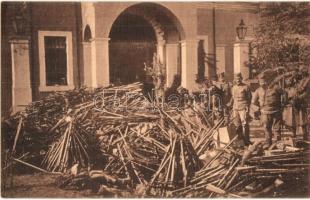 'Die eroberten türkischen Gewehre in Skopje' / First Balkan War, captured turkish guns in Skopje (EK)