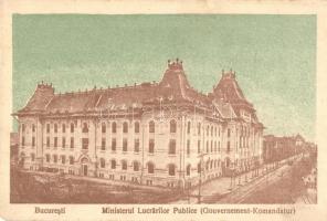 Bucharest, Bucuresti; Palatul Ministerului Lucrarilor Publice / palace, Ministry of Public Works