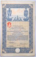 Budapest 1916. "A Magyar Korona Országai 6%-kal kamatozó Járadékkölcsön" államadóssági köt...