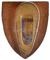 1941. "Magyar Megújulás Nemzetiszocialista Pártszövetség" zománcozott Br jelvény (17x20mm)...