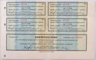 Budapest 1942. "Magyar Nemzeti Bank Tisztviselőinek Takarék- és Hitelszövetkezete" üzletré...