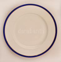 Zsolnay retró süteményes tányérok, kopott, jelzett, d:18 cm