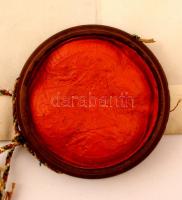 1870 a Budapesti Tudományegyetem orvosi diplomája, latin nyelven, pergamen, aláírásokkal, okmánybély...