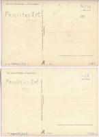 1935 sculptures from the Third Reich: Prof. Richard Scheibe 'Bogenschütze', Prof. Hans Haf...