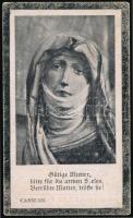 1942 A II. világháborúban ütközetben elesett német katona gyászjelentése / 1942 Obituary of a German...