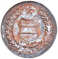 ~1970-1980. "MN8300 (Csapatrepülő Parancsnokság)" fém plakett (130mm) T:2