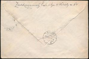 Zathureczky Ede (1903-1959) hegedűművész, a Zeneakadémia igazgatója. Aláírt levélboríték