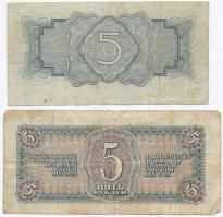 Szovjetunió 1934. 5R + 1938. 5R T:III
Soviet Union 1934. 5 Rubles + 1938. 5 Rubles C:F