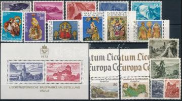 1943-1977 17 stamps + block, 1943-1977 17 klf bélyeg + blokk