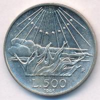 Olaszország 1965R 500L Ag "Dante születésének 700. évfordulója" T:1-,2
Italy 1965R 500 Li...