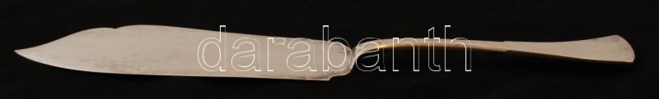 Ezüst (Ag.) tortalapát, jelzett, h:27,5 cm, nettó:125 g