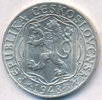 Csehszlovákia 1948. 100K Ag "600. évforduló - Károly Egyetem" T:2 ph.
Czechoslovakia 1948...
