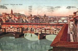 Firenze, Florence; Veduta dei Ponti / view from the bridge (EB)