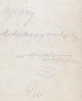 cca 1920-1930 Angelo: Újváry, a Medgyasszay színház tagja, vintage fotó, aláírt, feliratozott, pecsé...