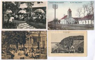 Budapest, Várkerti kioszkkal és Rákoskeresztúrral - 17 db régi képeslap / 17 old postcards