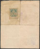 1901 Ogulin, régi személyi igazolvány Legitimationskarte / Croatian ID / Izkaznica