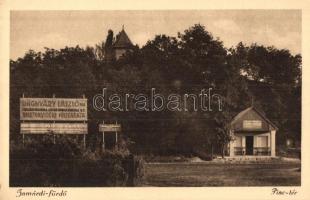 Zamárdi-fürdő, Piac tér, telepigazgatóság, Unghváry László féle ceglédi faiskola, szőlő borgazdasági Rt. balatonvidéki főlerakata, kiadja Friedmann József