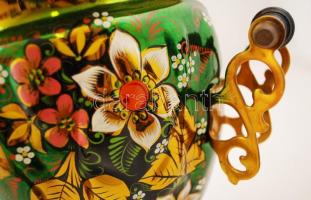 Dekoratív elektromos szamovár, nem kipróbált, m:35 cm