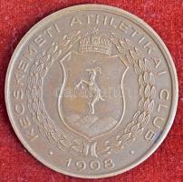 1931-1937. Győzelmi emléklap, bársony keretbe foglalva, a békéscsabai "Rudolf Gimnázium" t...