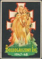 8 db RÉGI motívumos képeslap, vegyes miőségben; vallás, pápák, 34. Nemzetközi Eucharisztikus Kongres...