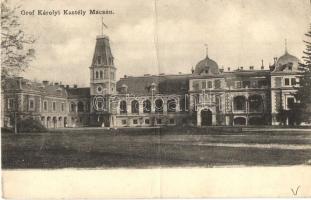 Mácsa, Macea; Gróf Károlyi kastély, kiadja Muskat Miksa / castle (fa)