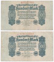 Németország / Weimari Köztársaság 1922. 100M (5x) T:III
Germany / Weimar Republic 1922. 100 Mark (5...