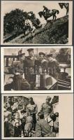 6 db MODERN katonai képeslap az 1950-es évekből / 6 modern Hungarian military postcards from 1950s