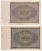 Németország / Weimari Köztársaság 1923. 100.000M (5x) T:III
Germany / Weimar Republic 1923. 100.000...