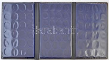 Zacskónyi vegyes méretű éremtartó kapszula + "Österreich" feliratú éremtartó album, benne ...