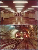 10 db MODERN megíratlan képeslap; budapesti metró / 10 modern unused postcards; metro in Budapest