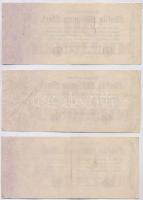 Németország / Weimari Köztársaság 1923. 50.000.000M (3x) 7 jegyű sorszámmal T:III
Germany / Weimar ...