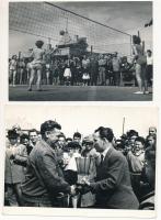 cca 1954-1959 Tiszavölgyi József (1909-?) fotóriporter 13 db pecséttel jelzett vintage fotója különf...