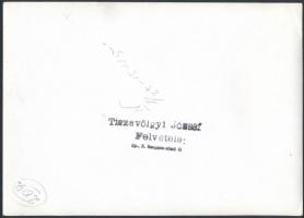 cca 1968 Budapest, egykocsis villamosjárat a Duna partján, pecséttel jelzett vintage fotó Tiszavölgy...