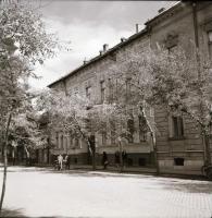 cca 1963 Kecskeméti városképek, épület és utcafotók, 13 db vintage negatív Medgyesi László kecskemét...