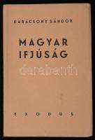 Karácsony Sándor: Magyar ifjúság. Bp., 1946, Exodus (A neveléstudomány társas-lélektani alapjai 3.2.). Tűzött papírkötésben, jó állapotban.