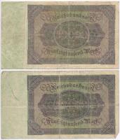 Németország / Weimari Köztársaság 1922. 50.000M (5x) T:III,III-
Germany / Weimar Republic 1922. 50....