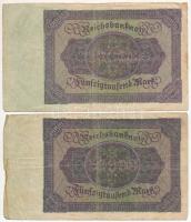 Németország / Weimari Köztársaság 1922. 50.000M (5x) T:III,III-
Germany / Weimar Republic 1922. 50....