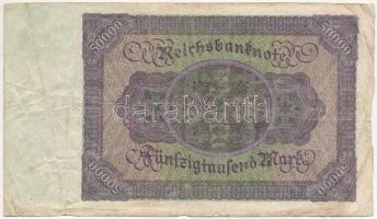 Németország / Weimari Köztársaság 1922. 50.000M (5x) T:III,III-
Germany / Weimar Republic 1922. 50....