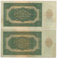 NDK 1948. 50M (5x) T:III
GDR 1948. 50 Mark (5x) C:F