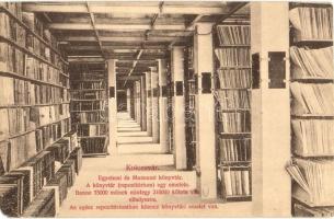 Kolozsvár, Cluj; Egyetemi és Múzeumi könyvtár, belső / university library, interior (EM)