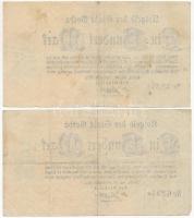 Németország / Weimari Köztársaság / Gotha 1922. 100M (10x) két klf változat T:III
Germany / Weimar ...